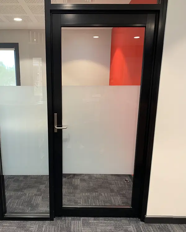 Office Door Glass Frosting
