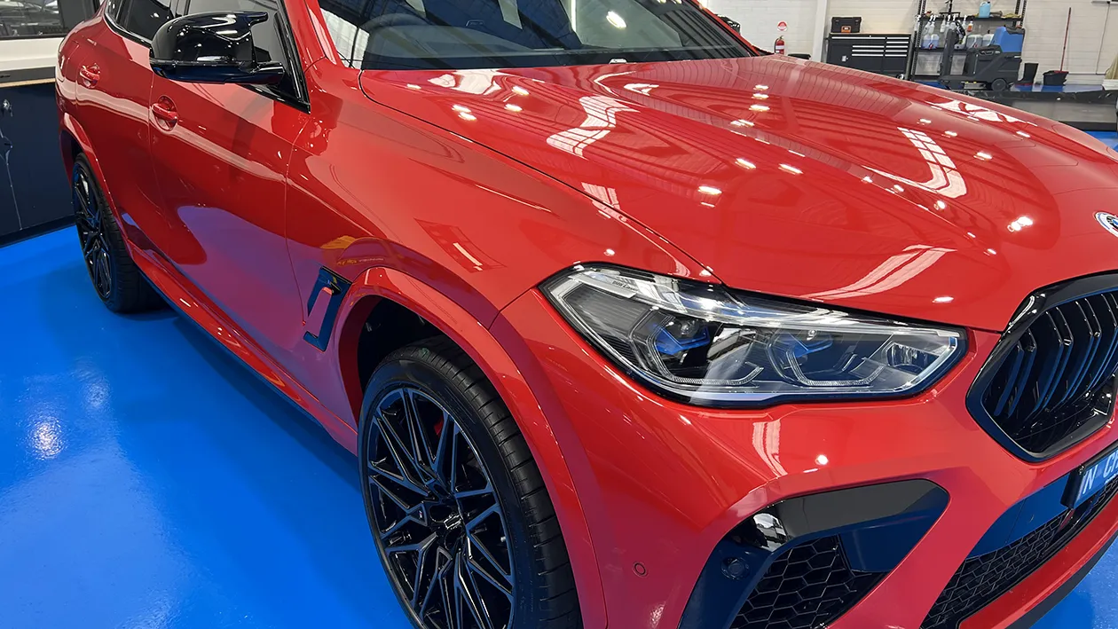 Graphene coating on a car